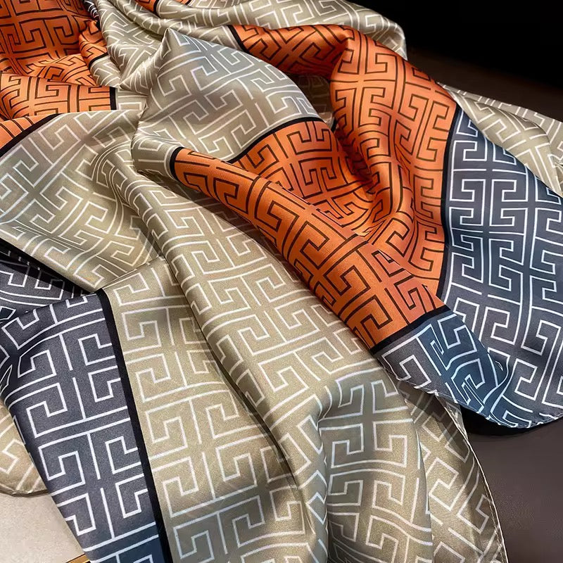 Dalmatian Luscious geometric Scarf