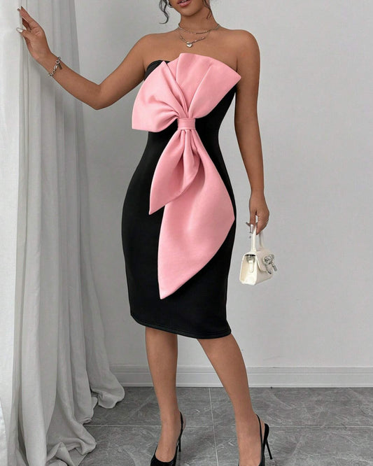 Princess Statement Corset Bow Dress