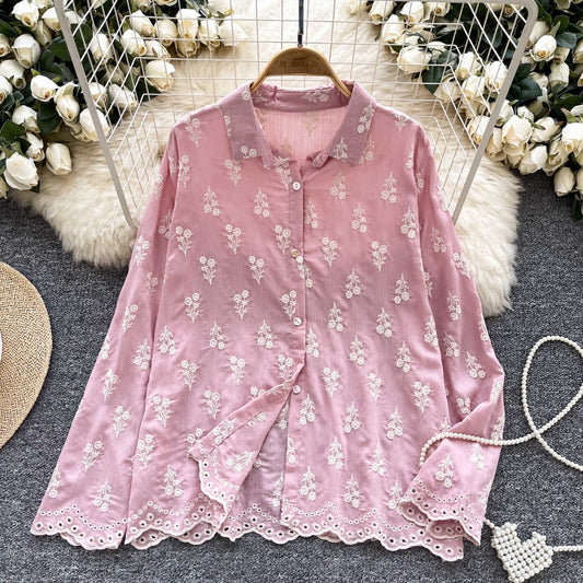 Ceci Embroidered Statement Shirt