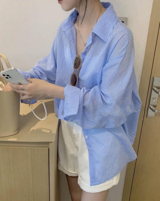 George Striped Oversized Shirts