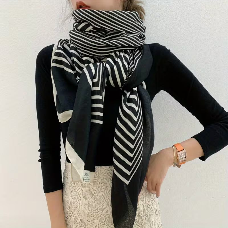 Niket Opulent Viscose Cotton Scarf for Women - Soft All-Season Stole