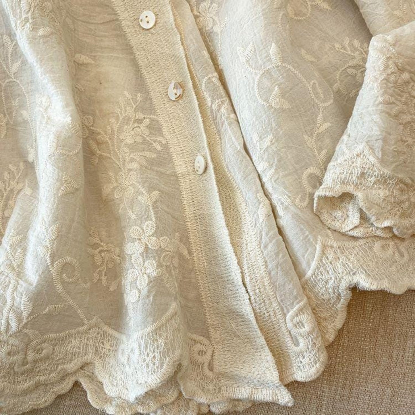Serene Threads Lace Shirt