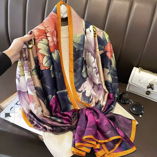 Way Floral Elegance Silk Stole