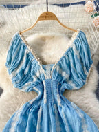 Hay Sea Breeze Eyelet Embriodery Dress
