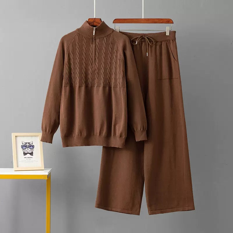 The Alpine Half-Zip Knit Co-ord Set