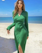 Jessi Buttoned Bodycon Dress