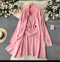 Phoni Winter Dress With Shrug