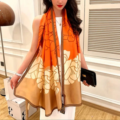 Saffron Bloom Luxe Stole