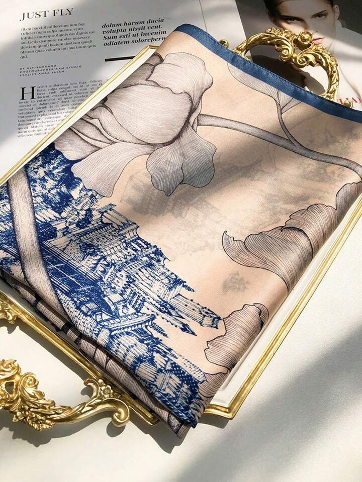 Rachel  Luxury Silk Scarf