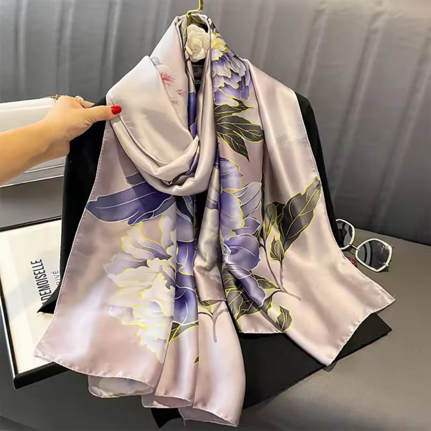 Bev Floral Silk Stole