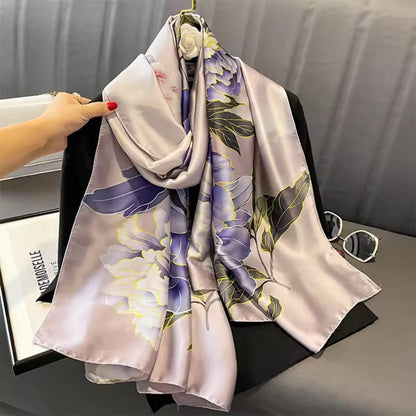 Bev Floral Silk Stole