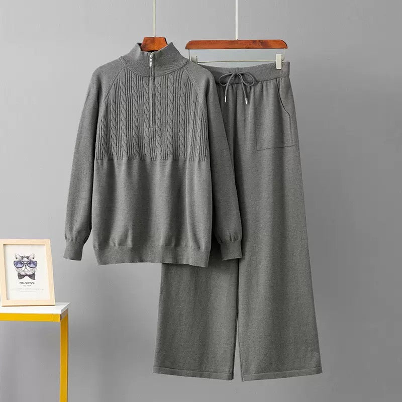The Alpine Half-Zip Knit Co-ord Set