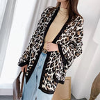 Ivory Black Leopard Print Viscose Cotton Stole for Women -