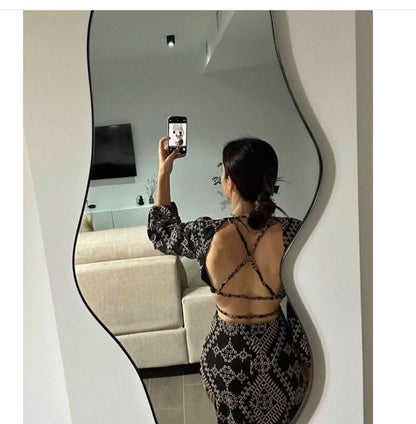 Koi Cutwork Embroidered Dress