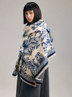 The Bleu Jardin Cashmere Wrap