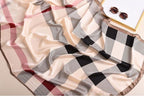 Bub Checked Silk Stole