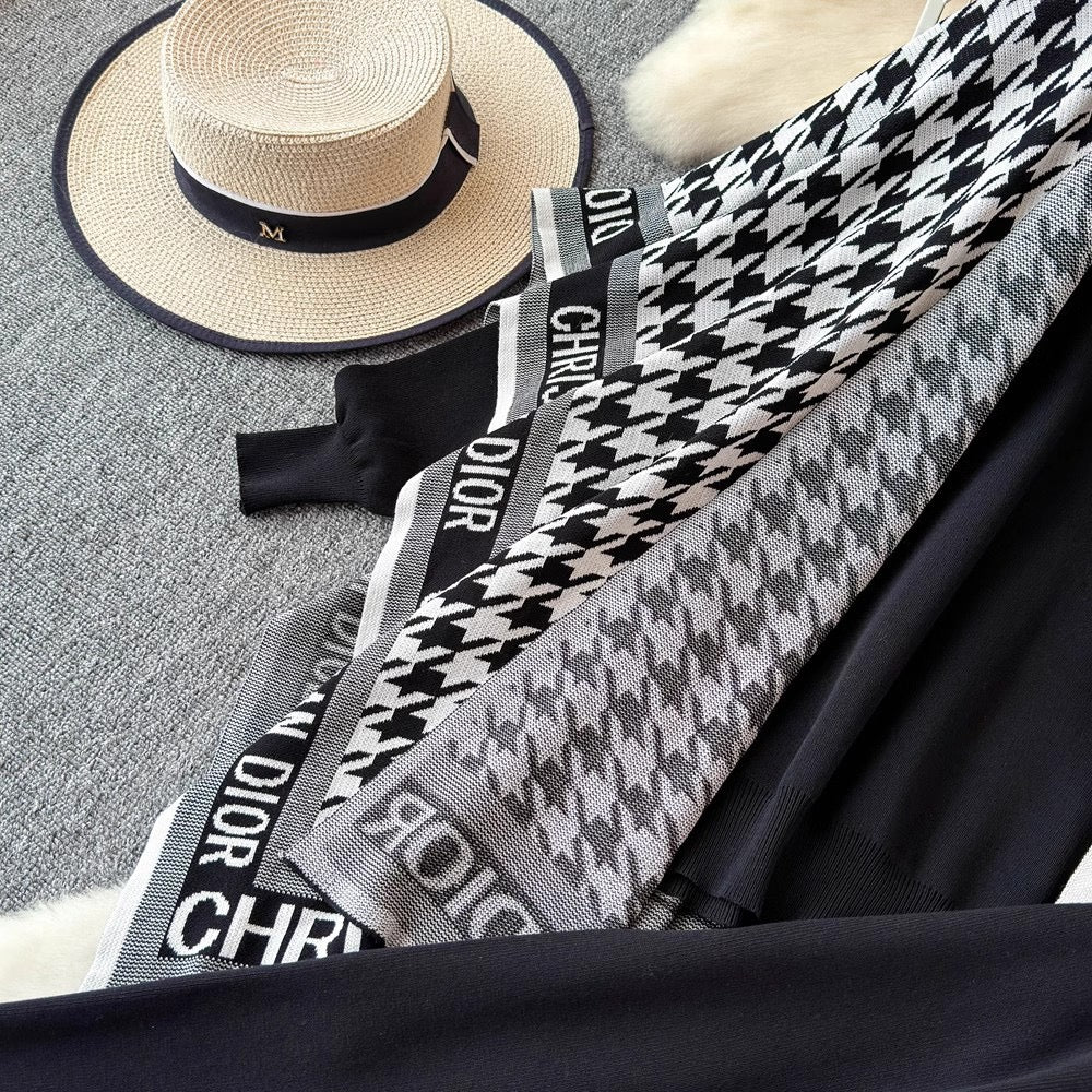 Monochrome Luxe Knit Co-ord Set