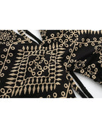 Koi Cutwork Embroidered Dress