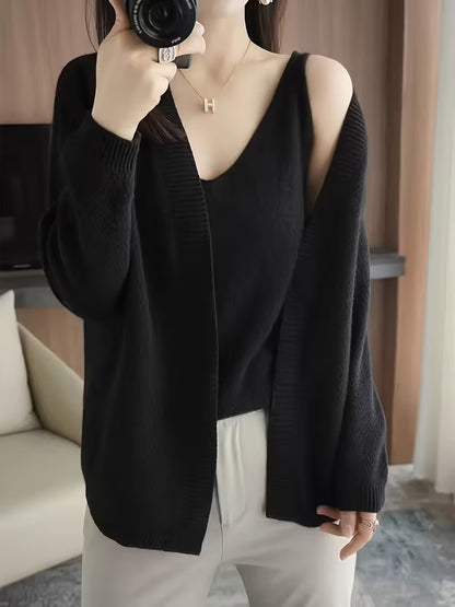 Charm Layered Cardigan Set