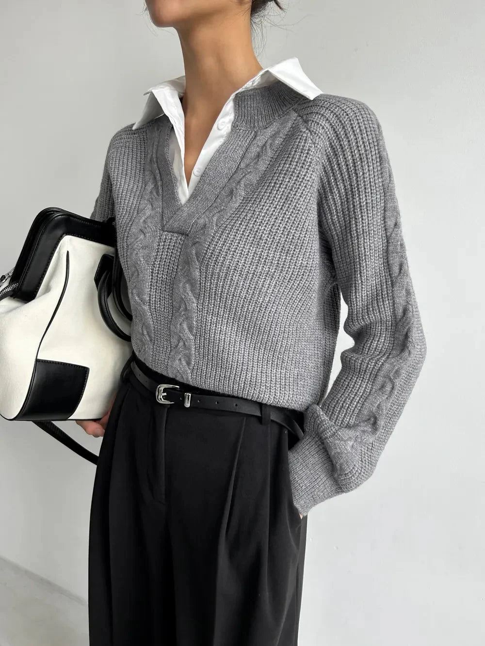 Jacob Cable Knit Sweater