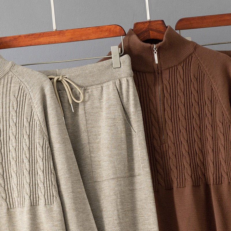 The Alpine Half-Zip Knit Co-ord Set
