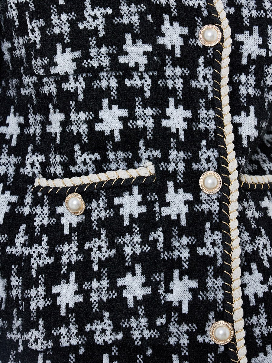The Étoile Tweed Knit Cardigan