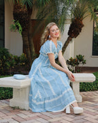 Hay Sea Breeze Eyelet Embriodery Dress