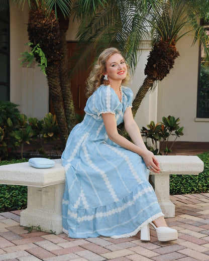 Hay Sea Breeze Eyelet Embriodery Dress