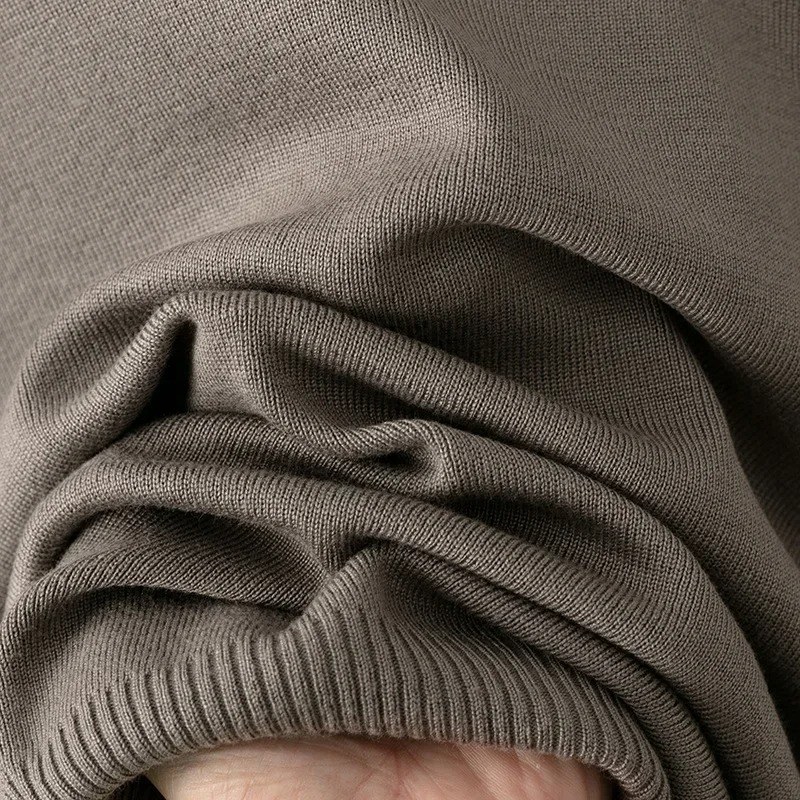 Luxury Soft Knit Mock-Neck Sweater & Palazzo Trouser Outfit