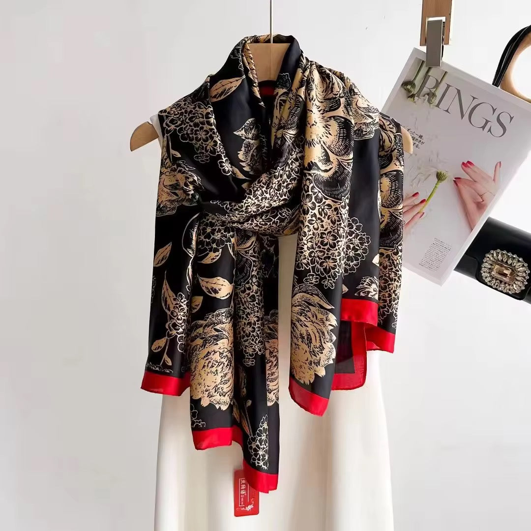 Lee Flora Silk Stole