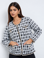 The Étoile Tweed Knit Cardigan