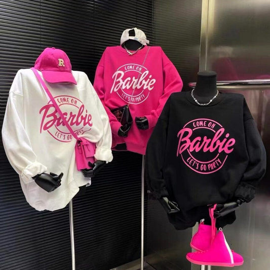 Oversized Barbie Sweatshirts