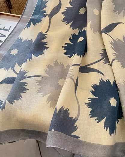 Printed cotton stole for daily and office wear