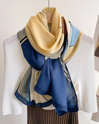 Lightweight cotton stole for office and daily wear