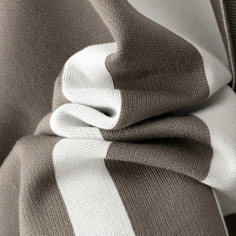 Luxury Soft Knit Mock-Neck Sweater & Palazzo Trouser Outfit