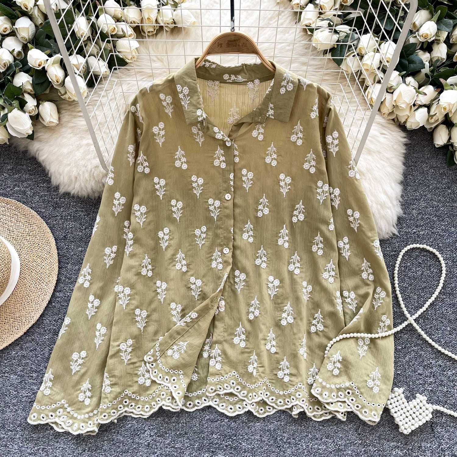 Ceci Embroidered Statement Shirt