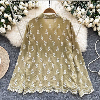 Ceci Embroidered Statement Shirt