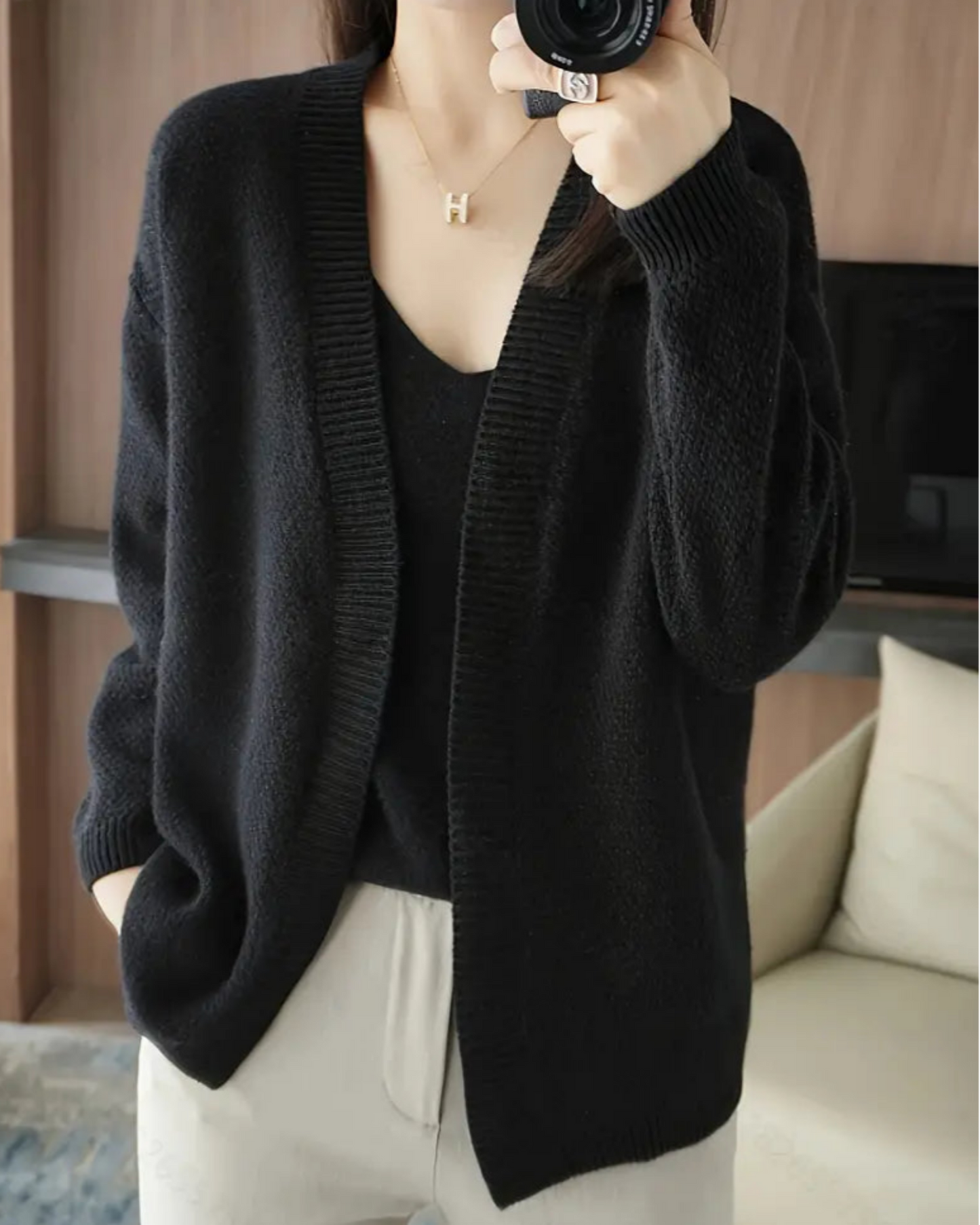 Charm Layered Cardigan Set