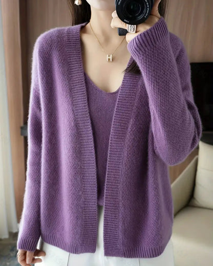 Charm Layered Cardigan Set