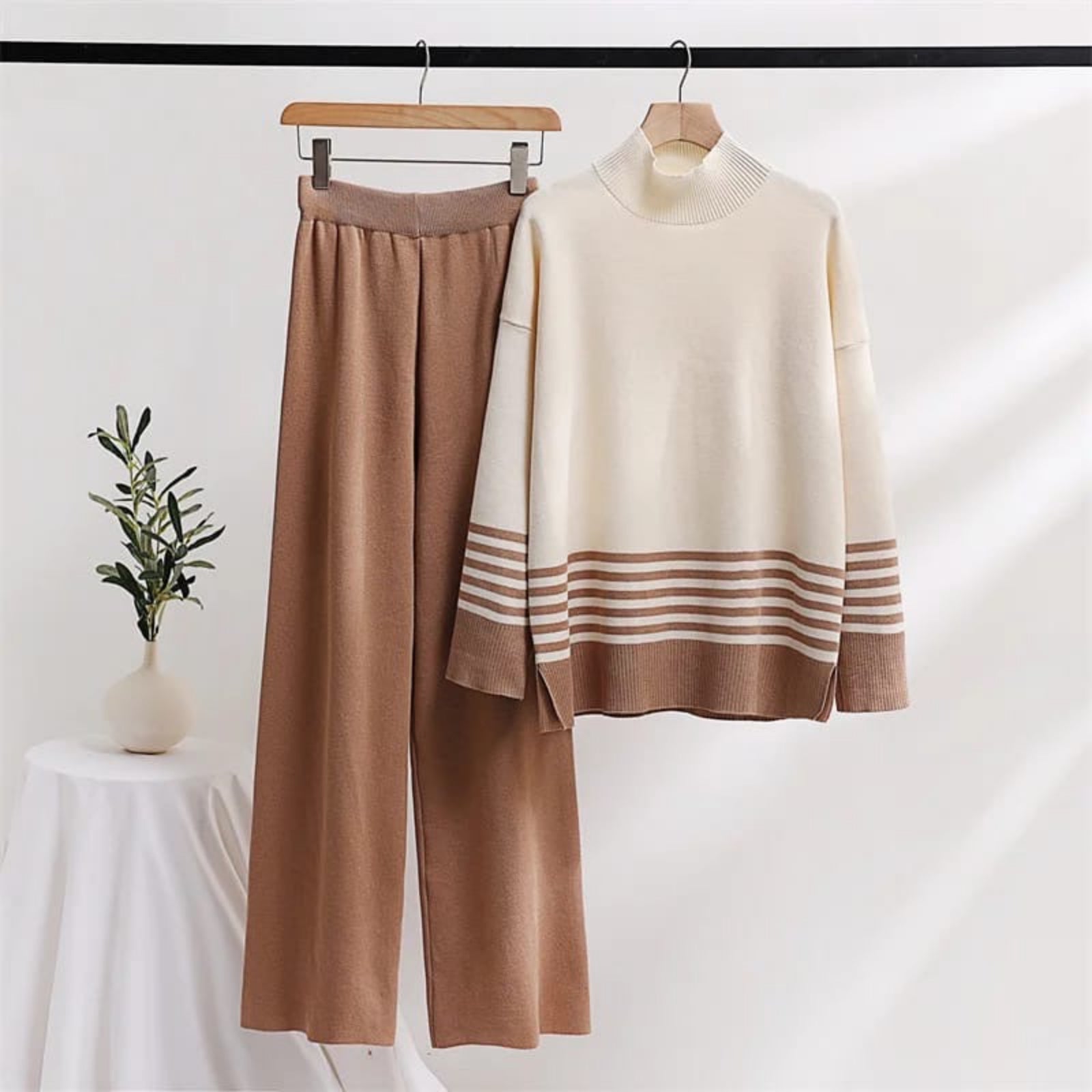 Cozy Knit Two-Piece Loungewear Set