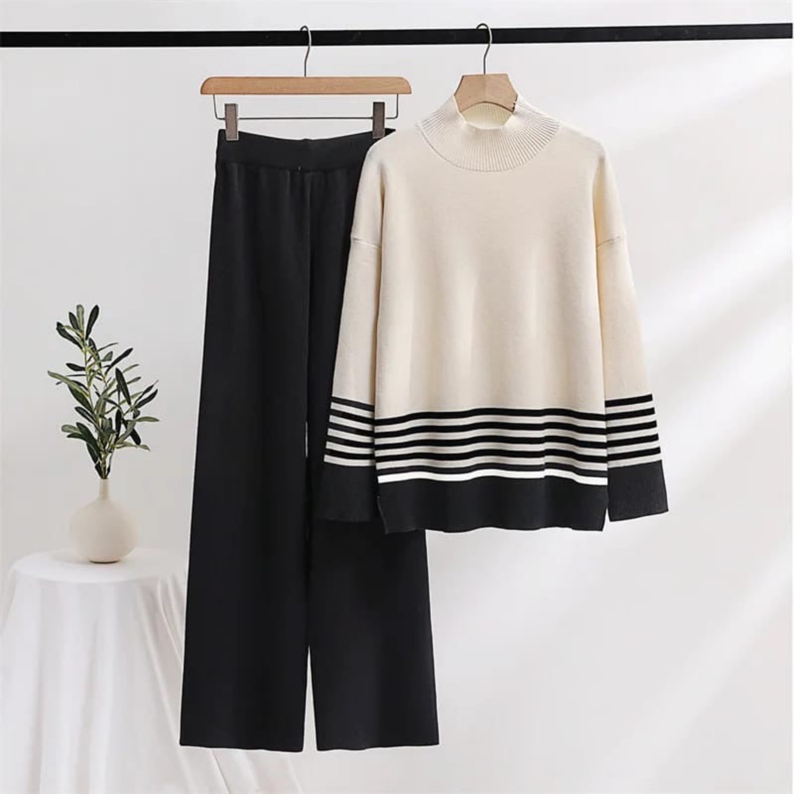 Cozy Knit Two-Piece Loungewear Set