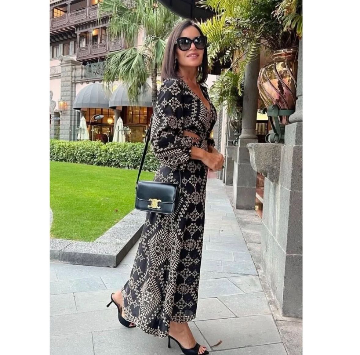 Koi Cutwork Embroidered Dress