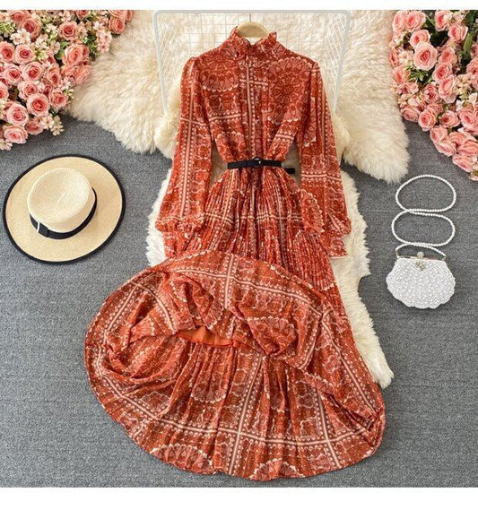 Vizcaya Pleated Dress