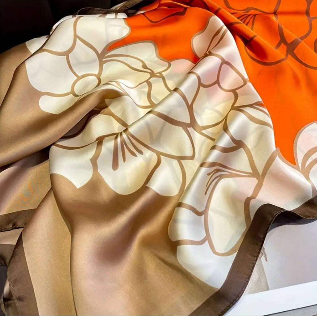 Saffron Bloom Luxe Stole