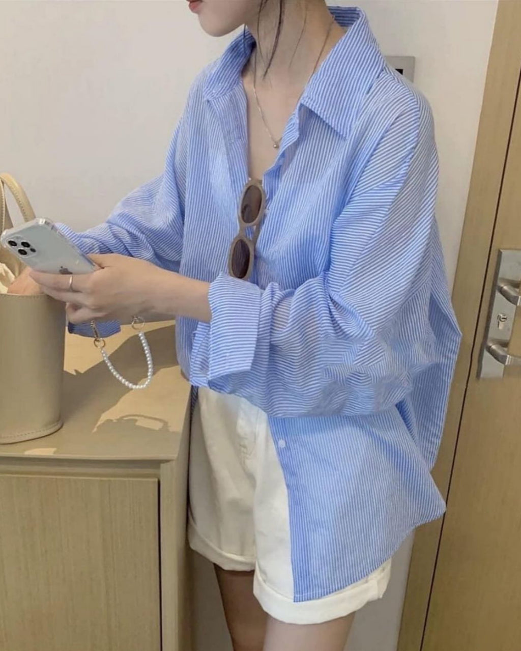 George Striped Oversized Shirts