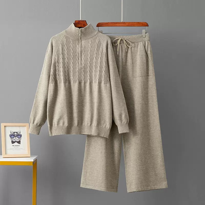 The Alpine Half-Zip Knit Co-ord Set