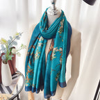 Azure Blossom Stole