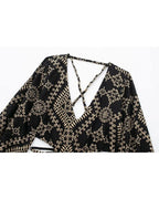 Koi Cutwork Embroidered Dress