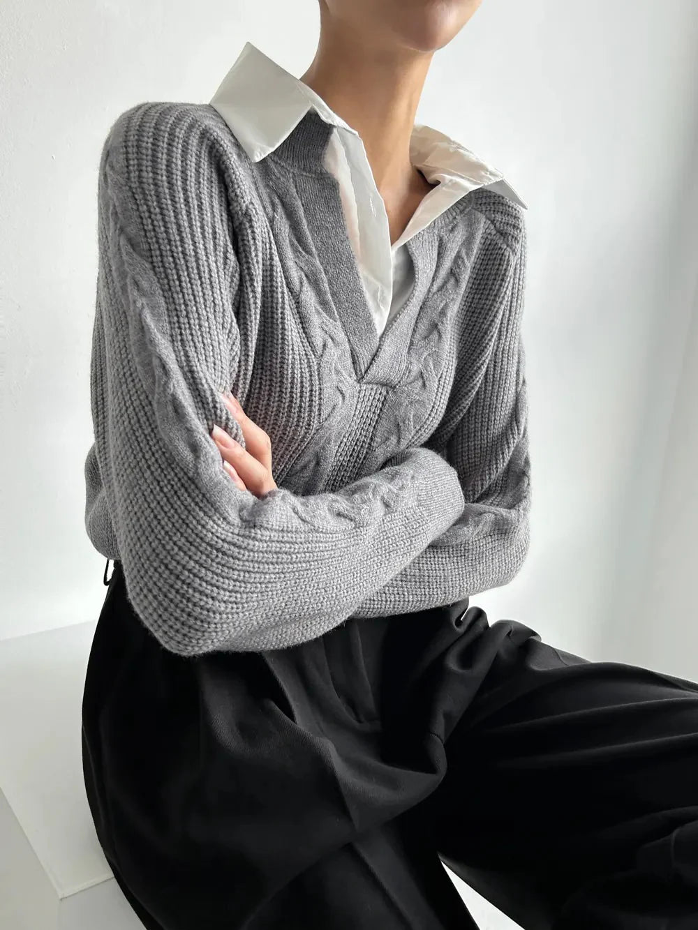 Jacob Cable Knit Sweater