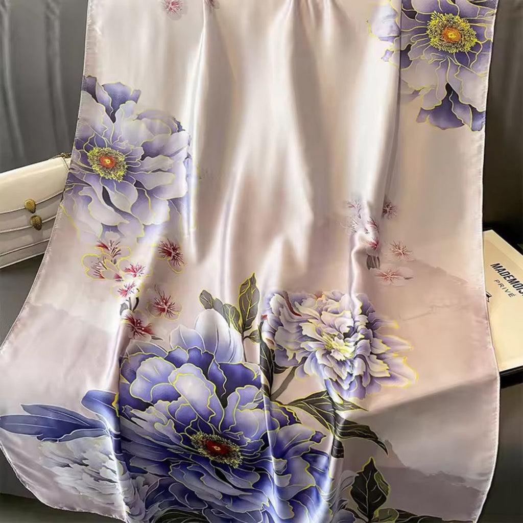 Bev Floral Silk Stole